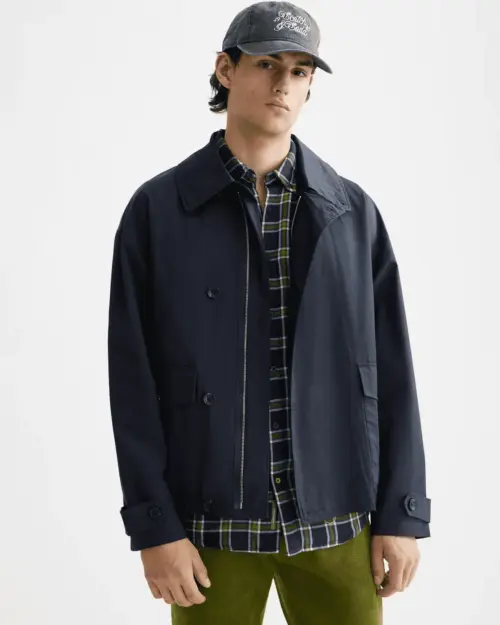 Scotch & Soda 181103 Cropped Trench Coat