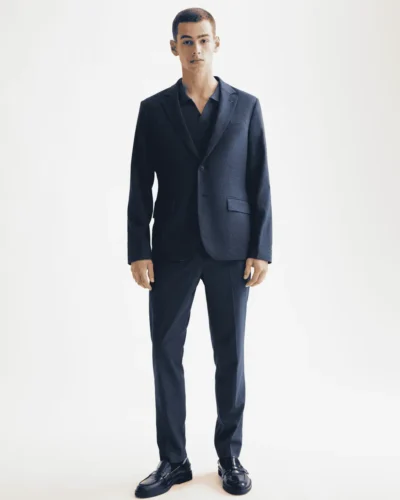 Alternative view of Scotch & Soda 181158 Yarn-dyed notch lapel blazer