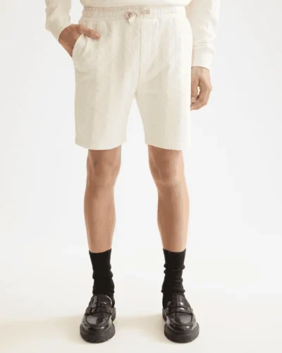 Scotch & Soda 181210 Jacquard Terry Sweatshorts, Eggnog