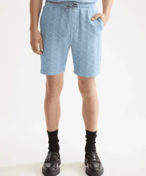 Scotch & Soda 181210 Jacquard Terry Sweatshorts, Faded Denim
