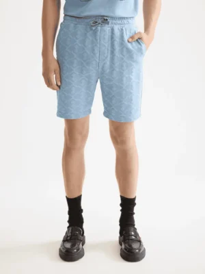Scotch & Soda 181210 Jacquard Terry Sweatshorts, Faded Denim