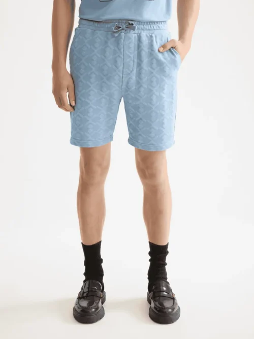 Scotch & Soda 181210 Jacquard Terry Sweatshorts, Faded Denim