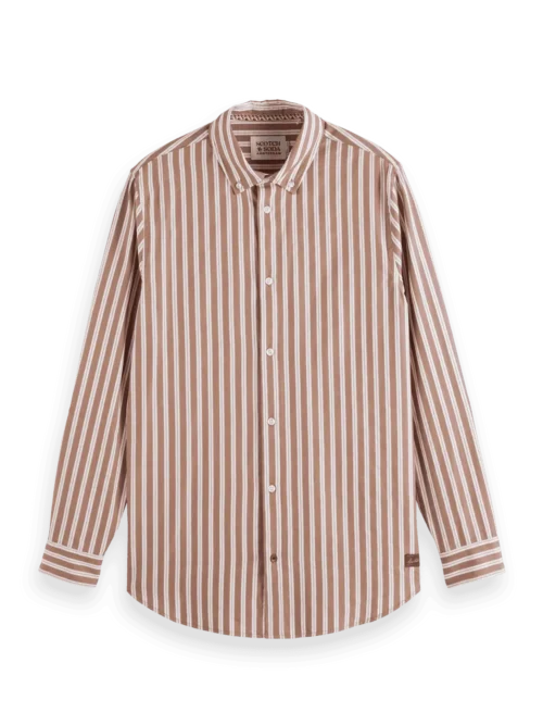 Scotch & Soda 181239, Yarn Dyed Stripe Shirt Soft Silt Stripe - Image 3