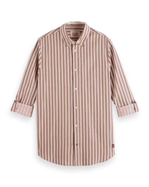 Alternative view of Scotch & Soda 181239, Yarn Dyed Stripe Shirt Soft Silt Stripe