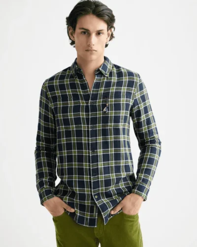 Scotch & Soda 181243, Double-face regular fit shirt, Sky Captain check