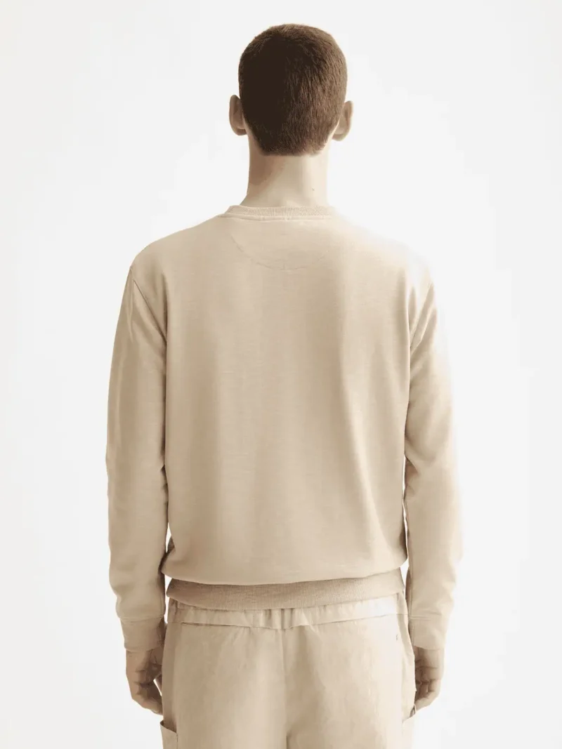 Scotch & Soda 181285 Left chest Logo Sweatshirt, Plaza taupe - Image 4