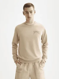 Scotch & Soda 181285 Left chest Logo Sweatshirt, Plaza taupe