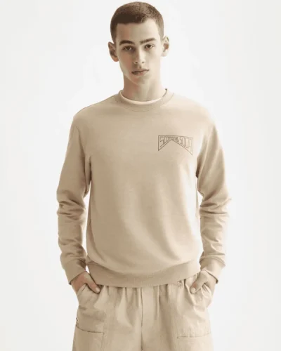 Scotch & Soda 181285 Left chest Logo Sweatshirt, Plaza taupe