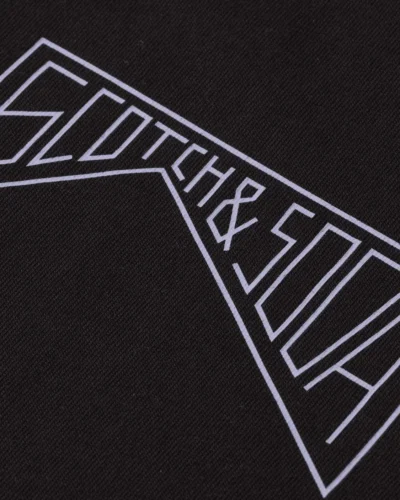 Alternative view of Scotch & Soda 181298  Left Chest Logo T-shirt, Meteorite