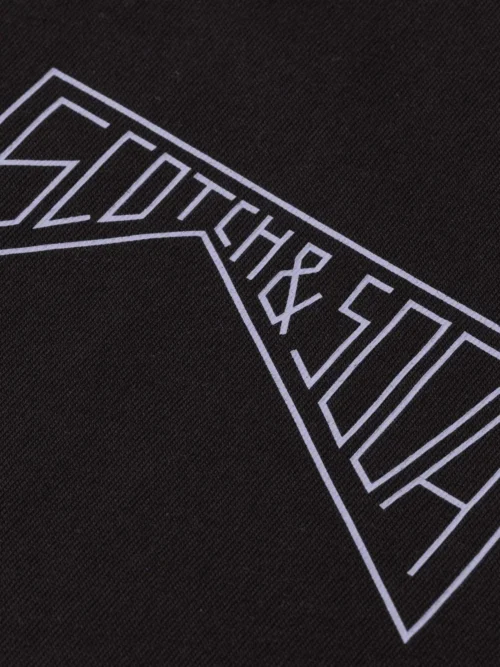 Alternative view of Scotch & Soda 181298  Left Chest Logo T-shirt, Meteorite