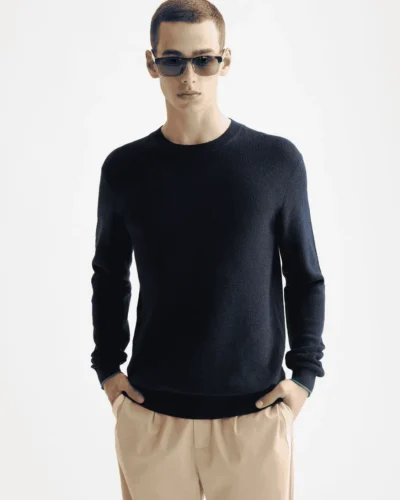 Scotch & Soda 181330 Linen Blend Crewneck, Sky captain