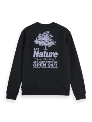 Scotch & Soda 181522 Artwork Sweatshirt, Meteorite image1