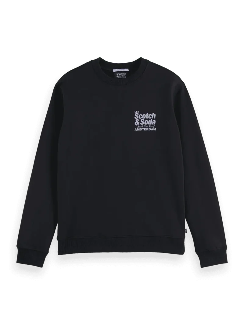 Scotch & Soda 181522 Artwork Sweatshirt, Meteorite - Image 5