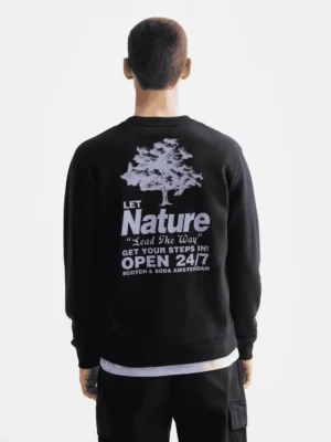 Scotch & Soda 181522 Artwork Sweatshirt, Meteorite image4
