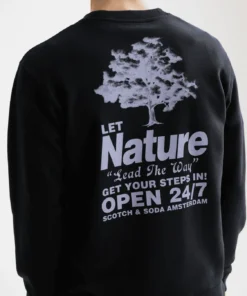 Alternative view of Scotch & Soda 181522 Artwork Sweatshirt, Meteorite