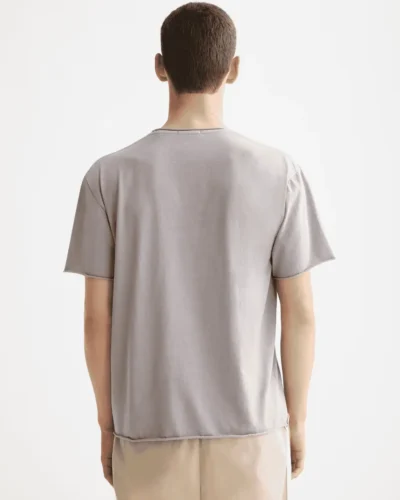 Alternative view of Scotch & Soda 181764  Raw Edge T-shirt, Gull