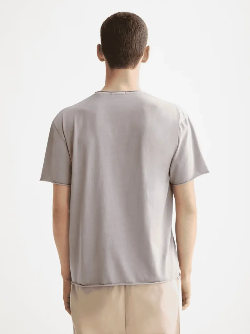 Scotch & Soda 181764  Raw Edge T-shirt, Gull - Image 2
