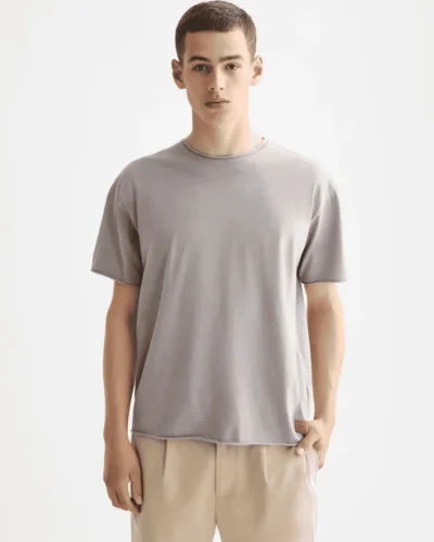 Scotch & Soda 181764  Raw Edge T-shirt, Gull