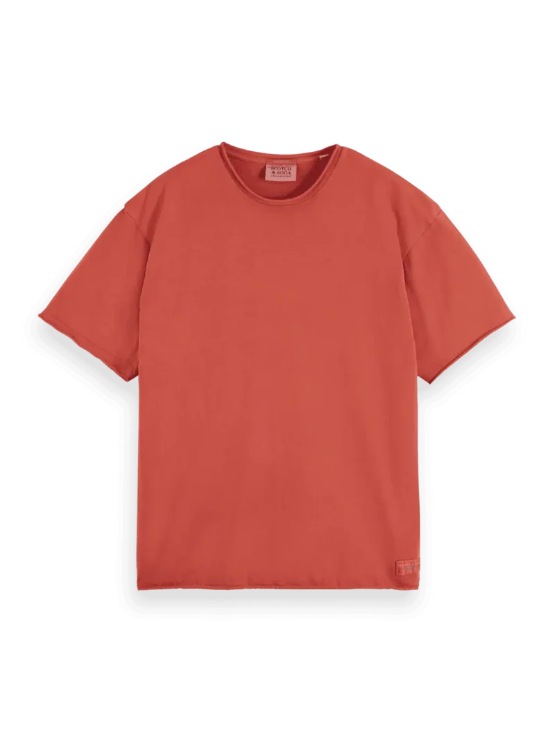 Scotch & Soda 181764  Raw Edge T-shirt, Ketchup - Image 4