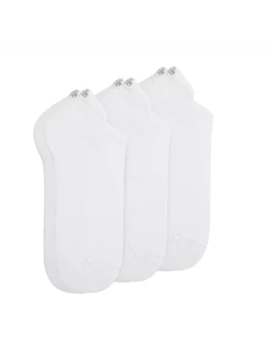 Scotch & Soda Men's 3-pack 1/2 Terry Low Cut socks White