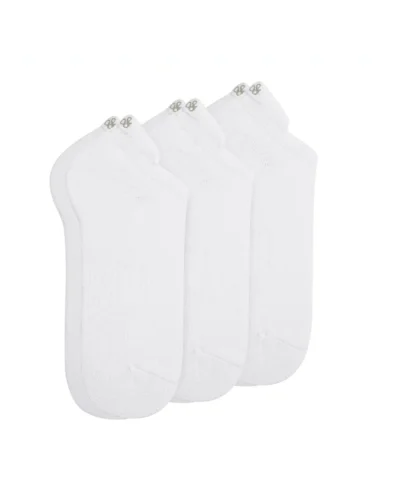 Scotch & Soda Men's 3-pack 1/2 Terry Low Cut socks White