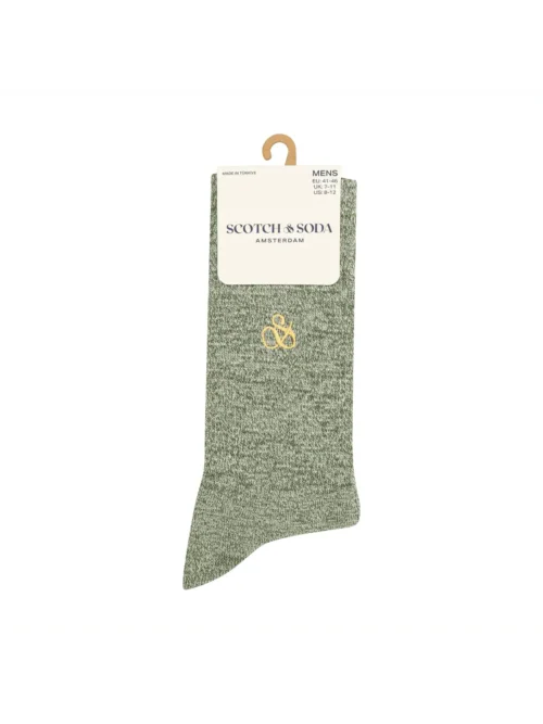 Alternative view of Scotch & Soda 3PK Men's Non Terry Ribbed Crew, Green