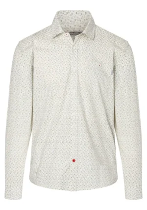 Alternative view of Timezone - Printed Classic Shirt off white
