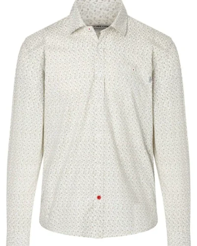 Alternative view of Timezone 23-10166 : Printed Classic Shirt off white