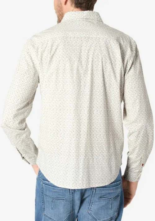 Timezone 23-10166 : Printed Classic Shirt off white image3