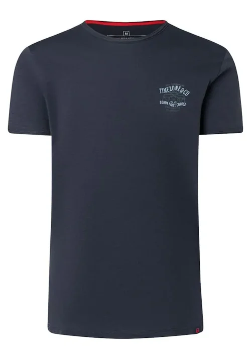 Timezone 22-10328: Moose T-shirt Dark Navy - Image 5