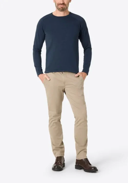 Alternative view of Timezone 28-10238 : Cotton Knit Crewneck, Dark navy