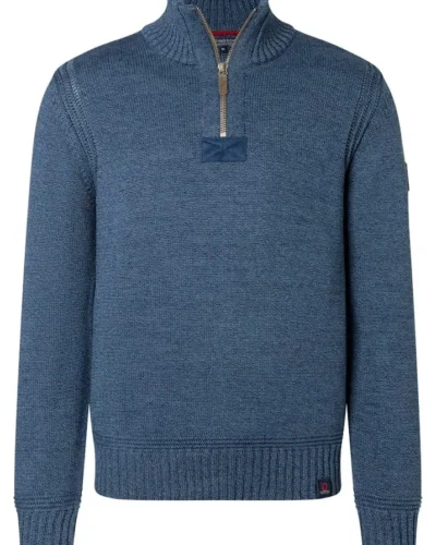 Alternative view of Timezone 28-10233 : Heavy Seamens Troyer, Indigo melange