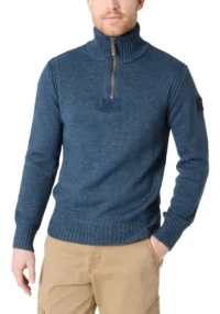 Timezone Heavy Seamens Troyer, Indigo melange