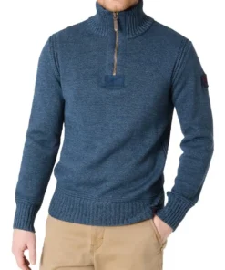 Timezone Heavy Seamens Troyer, Indigo melange