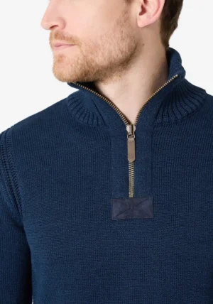 Alternative view of Timezone Heavy Seamens Troyer, Blue melange