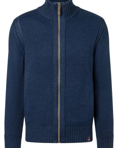Alternative view of Timezone H28-10234 : Heavy Knit Jacket, Blue melange