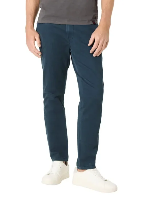 Timezone 26-10013 : Slim Fit Janno Blue minimal chinos