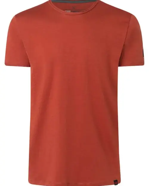 Alternative view of Timezone - Ripped basic t-shirt Burnt henna red
