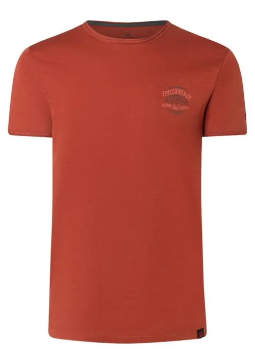 Timezone 22-10328: Moose T-shirt Burnt henna red image3
