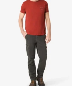 Alternative view of Timezone - Moose T-shirt. Burnt henna red