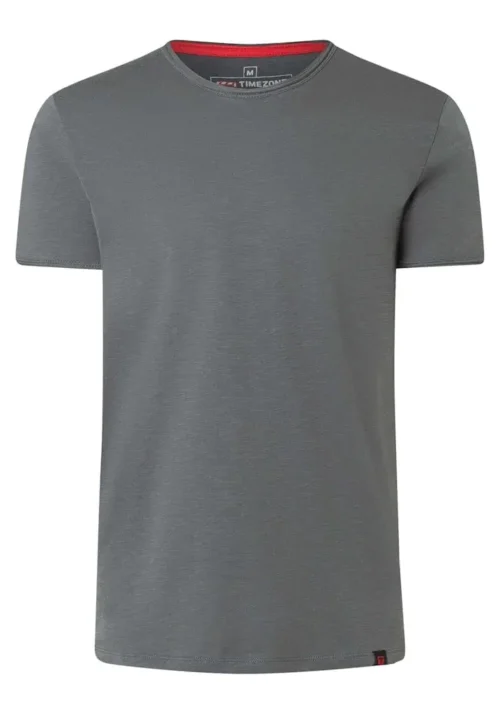 Timezone Ripped basic tee Shadow grey image1