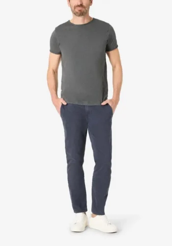 Alternative view of Timezone - Ripped basic tee. Shadow grey