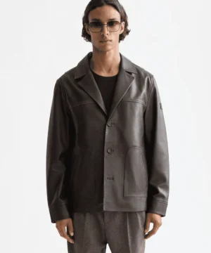 Scotch & Soda 181153 Vintage leather blazer