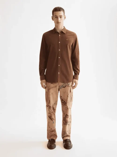 Alternative view of Scotch & Soda 181235 Regular corduroy shirt, Soft Silt