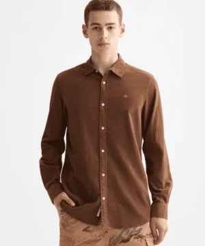 Scotch & Soda 181235 Regular corduroy shirt, Soft Silt