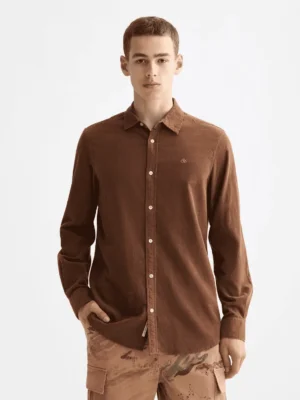 Scotch & Soda 181235 Regular corduroy shirt, Soft Silt