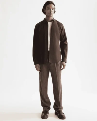 Alternative view of Scotch & Soda 181237, Striped slim-fit poplin shirt, Demitasse stripe