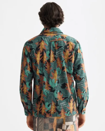 Alternative view of Scotch & Soda 181256 Structured printed shirt, Camo leaf