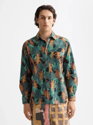 Scotch & Soda 181256 Structured printed shirt, Camo leaf