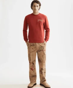 Alternative view of Scotch & Soda 181285 Left chest Logo Sweatshirt, Ketchup